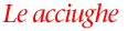 Acciughe